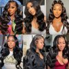 20 22 24 Inch Bundles Human Hair Bundles Body Wave Bundles Human Hair 12A Brazilian Hair Bundles 3 Bundles Human Hair Quick Weave Bundles Deals Human Hair 100% Unprocessed Virgin Brazilian