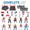 ToyVelt WWE Ring Playset with 32-Piece Wrestling Action Figures for Boys 8-12 Playset, Safe and Durable WWE Toys, Comes with Wrestling Ring, Realistic Action Figures