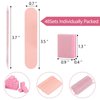 Disposable Manicure Kit, 48 Sets Individually Package Nail Kit-Mini Nail File,Mini Nail Buffer,Nail Stick for Salon Home