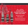 Hornady Custom Grade New Dimension 3-Die Set, 9mm Luger 9x21(.355) (546515) -Caliber Specific Reloading Equipment for Handloaders with Full Length Sizer Die, Seating Die, Sure-Loc Rings, & Storage Box