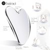 BAIMEI Stainless Steel Gua Sha for Self Care, Metal Gua Sha Facial Tool, Guasha Tool for Face and Body Treatment, Back Muscles Pain Relief, Gift for Men Women