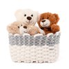 MorisMos 3 Packs Teddy Bears Bulk Stuffed Animals, Cute Small Teddy Bear Plush Toys, Little Stuffed Bear for Kids on Centerpiece Baby Shower, 14 Inches