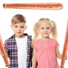 Sonarun 24 Pack 31.5 inch Inflatable Baseball Bat Wood Pattern Blow up Baseball Bat Inflates for Pool Summer Beach Carnival Birthday Baseball Party Favors