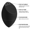 (5+5) Powder Puff Makeup Sponge Blender Beauty Face Triangle Makeup Cosmetic Puff,Latext-free Makeup Wedge Foundation Sponge Blender to Make Up Tools,Applicator Sponges (black)