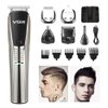 F.Lashes Haircut Kit for Men Clippers for Hair Cutting Professional Beard Trimmer Kit with USB Charging Rechargeable Low-Noise Household Haircut Machine for Mens, Kids and Baby
