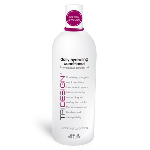 TRI Design Hair Conditioner for Women or Extra Moisturizing Conditioner for Dry Hair, Hair Care Restoration for Colored Hair, Adds Luminous Volume, Hydration, Strong & Healthy Hair, 33.8 Fluid Oz