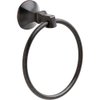 Delta 76446-RB Ashlyn Wall Mount Round Closed Towel Ring Bath Hardware Accessory in Spotshield Venetian Bronze