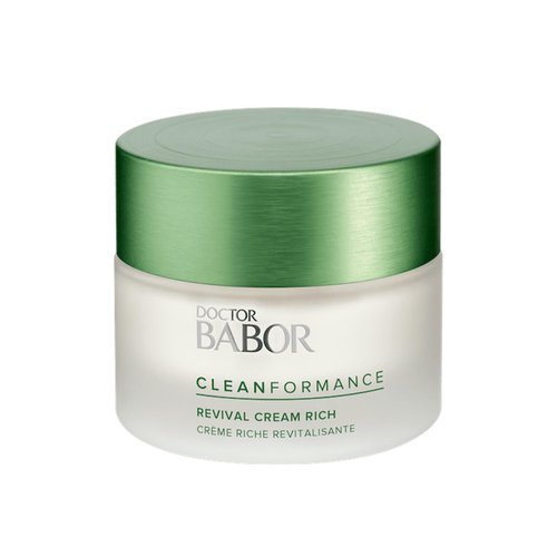 BABOR CLEANFORMANCE Revival Cream Rich, Revitalizing Probiotic Face Cream with Hyaluronic Acid, P...