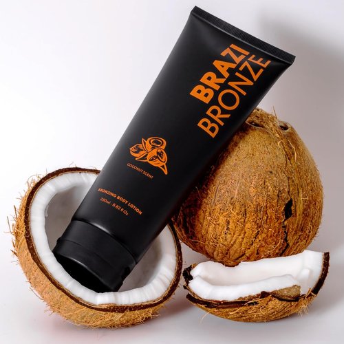 Self Tanner, All-Natural Gradual Self Tanning Lotion, Luxurious Coconut Scent, Coconut Oil, Vitamin C, Hyaluronic Acid, Natural DHA