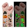 Partywind 235 Styles Luminous Halloween Party Favors, Glow Halloween Temporary Tattoos for Kids Party Supplies Decorations, Trick or Treat Party Goodie Bag Stuffers (24 Sheets)