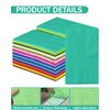 qiqee 24 Colors Paper Napkins Guest Paper Disposable Towels Napkin Paper Hand Towels for Wedding, Dinner, Birthday Party, Dessert Cocktail ＆ Kitchen Napkins(120 Count, 13 * 16inch）