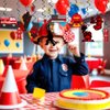 Firefighter Party Decorations Firetruck Party Decoration Fireman Party Decor Supplies Hanging Swirls Party Streamers 24pcs Kids Baby Shower Fire Truck Party Decor Banner, Assembled and Ready to Use