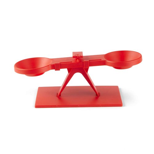 hand2mind Student Balance, Plastic Fulcrum Scale to Teach Mass & Measurement, Basic Economical Balance Scale for Kids