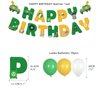 56Pcs Garbage Truck Birthday Party Supplies, Trash Truck Theme Birthday Decorations Set Includes Happy Birthday Banner Garbage Truck Hanging Swirls Garbage Truck Cake & Cupcake Toppers Balloons
