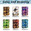 48 PCS 12mm 6 Sided Dice Set Marble D6 Dice Round Corner Board Game Dice for Tenzi Farkle Bunco MTG DND or Math Learning