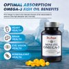 Dr.Brian Fish Oil Supplement 130 softgel, Highly Absorbed rTG Mini Omega 3 Fish Oil Capsule w EPA/DHA Fatty Acids Vitamin D E, 500mg rTG Omega-3 Support Heart Brain Joint Immune Health No Fishy Taste