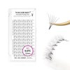 NAGARAKU Premade Fans Eyelash Extensions Premade Volume Fans Lash Extensions 120 Fans 6D 0.07C Curl 12mm Sharp Narrow Stem Clusters Thin Pointy Base Russian Fans Ready Volume Premade Lash Fan Fluffy