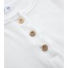 Enfants Chéris Toddler White Henley Shirt Boy Cream Henley 2T