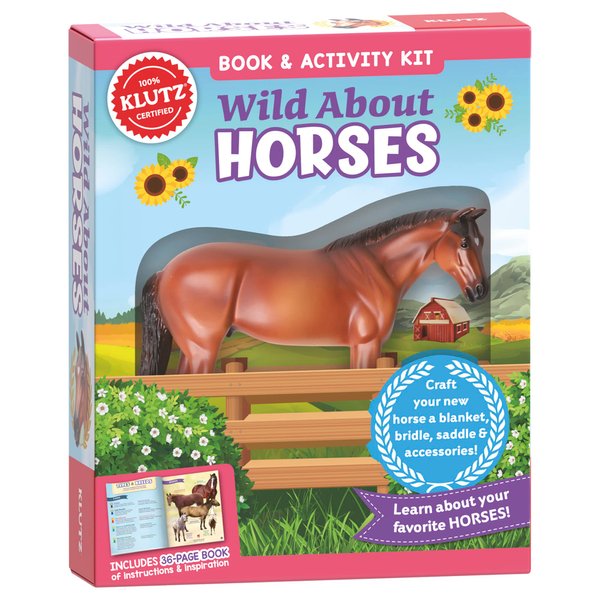 KLUTZ Wild About Horses Craft & Activity Kit Medium