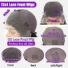 Sungirl Bob Wig Human Hair 13x4 Deep Wave Curly Lace Front Wigs Human Hair For Women Short Bob Human Hair Wig Pre Plucked with Baby Hair Glueless Hair Curly Wigs Nature Hairline 180% Density 10 Inch