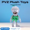 Dyharnsty 3Pcs Plants vs Zombies Plush Toys Zombie Sets,PVZ Stuffed Figure Doll for Children, Great Gifts for Kids and Fans