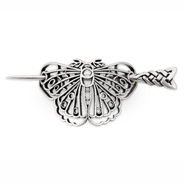 HAQUIL Wicca Gothic Celtic Vintage Hollow Moth Butterfly Hairpin Hair Stick Barrettes Hair Accessory for Women