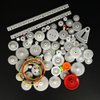 URIMPAVIDO 75PCS Plastic Gears Set Motor Gears for Motor DIY Model Toy RC Car Helicopter Gear Replacement