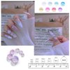 Mermaid Rhinestone mat Candy Caramel Stone Mix Beaded Nail Art Beads Blend Size 1440pcs(Mixed Color)