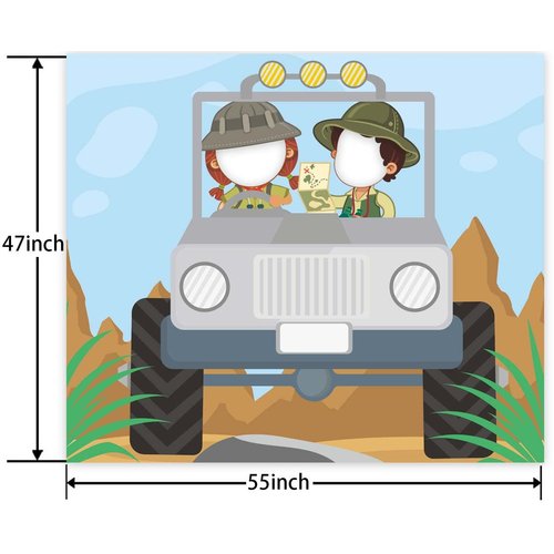 Travel Banner Backdrop Background Pretend Play Party Game Bon Voyage Adventure Awaits Theme Decor for Birthday Party Retirement Moving Relocation Wedding Party Favors Supplies Decorations