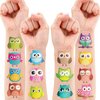 Owl Temporary Tattoos Stickers – 96PCS Party Favors for Kids | Birthday, Classroom Prizes, Christmas & School Gifts