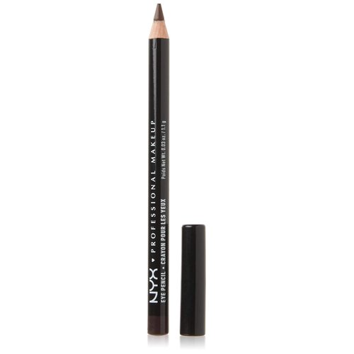 NYX PROFESSIONAL MAKEUP Slim Eye Pencil, Eyeliner Pencil - Dark Brown