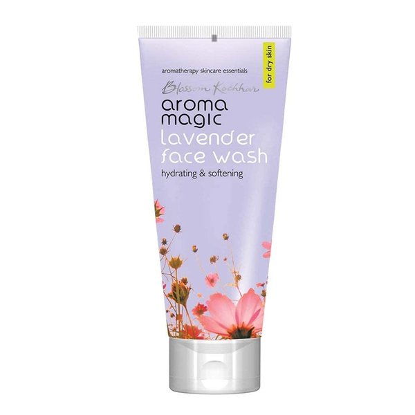 Aroma Magic Lavender Face Wash | Hydrates & Softens Skin | Helps Prevent Aging | Soothing & Refreshing Facial Cleanser | for Dry Skin | 3.38 Fl Oz/100ml