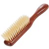 Kent DA4S Finest Women's Danta Wood, Soft White Bristle, Narrow Grooming Hair Brush - Fine or Thinning Hair, Promotes Shine / Stimulates Scalp