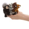Folkmanis Woodland Animal Finger Puppet Set, Multicolor, 8" (2769)