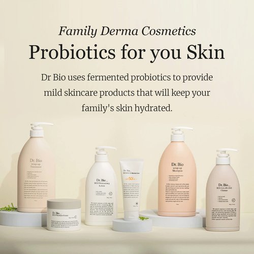 Dr.Bio Wrap-Up Shampoo, Hydrating and Soothing Hair Shampoo with Probiotcs and Cica, Hair and Scalp Care for Sensitive Scalp, Smooth and Shiny Hair, Vegan, Silicone & Paraben Free, Korean Hair Care