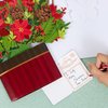 JOYIN Christmas 3D Forever Flower Greeting Cards, Pop Up Cards with Envelopes, Xmas Festive Pop Up Card for Family Members, Christmas decor, Warm Present Giving, Thanksgiving and all occasions
