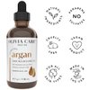 Olivia Care Hair Oil Made With Natural Plant-Based Ingredients - Provides Hydration, Smoothness & Moisture - Clean & Simple Treatment to Support Strengthen Hair - 4 FL OZ (Argan)