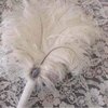 Piokio 20 pcs Natural White Natural Ostrich Feathers Plumes 8-10 inch(20-25 cm) Bulk for DIY Christmas Decorations, Wedding Party Centerpieces, Gatsby Decorations
