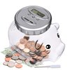 Kids Piggy Bank for Girls Boys - Toys for 5 6 7 8 9 10 Year Old Girl Boy Christmas Birthday Gifts - Money Bank with LCD Display, Coin Bank for Kids Toys Age 6-8-10