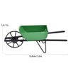 Garden Cart,Mini 1:12 Dollouse Miniature Wheelbarrow Fairy Tale Garden Cart Dollhouse Furniture Accessories Gar for Boys and Girls