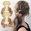 ZARSIO 10 PACK Bridesmaid Scrunchies Bridesmaid Proposal Gifts Elastics Hair Ties Bachelorette Party Favors (Rosegold)