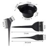 Hair dye Color kit | Hair dye Brush and Bowl Set | Hair dye Tools | Brush/Cap/Bowl/Ear Cover/Gloves | Color Hair DIY Tools | Color Hair at Home
