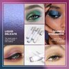 Fecraft Glitter Eyeshadow - Waterproof Liquid Eyeshadow,Shimmer & Metallic Eyeshadow,Create Your Own Glitter Makeup(Beige)