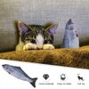 YIKEXIAOSHULIN Fish Cat Toy Realistic Fish Cat Catnip Toy Soft Cat Chewing Fish Toy for Indoor Cats Adult Kitten Interactive