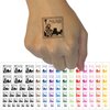 New York Destination Travel Temporary Tattoo Water Resistant Fake Body Art Set Collection - Light Blue (One Sheet)