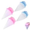 Lint Catcher for Laundry, Washing Machine Floating Lint Mesh Bag Floating Filter Net, Flower Shape Pet Hair Remover for Laundry, Reusable Household Hair Filter Washer Lint Trap Net Pouch, 4 Pieces