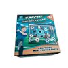 eMart4U Children’s Soccer Set Fun Game Perfect for Indoor or Outdoor Play 8+pcs/Set. 6” Adhesive Soccer Ball, Stakes and Sticking Hooks and Target 60”x40” (Blue)