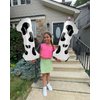 Cow Print Number Balloon Birthday Decorations, 40 inch Number balloon 0-9(Zero-Nine), Cow Balloon for Farm Birthday Party Supplies, Cow Themed birthday party Decorations (Number 6)