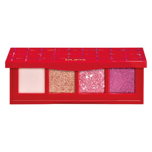 Pupa Milano Holiday Land Eyes Palette, 001, 0.183 oz - Eyeshadow Palette - Multi-Finish Makeup Palette - Satin and Metallic Eyeshadow - Eye Makeup