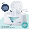 hiccapop Baby Wipe Warmer and Baby Wet Wipes Dispenser | Baby Wipes Warmer for Babies | Diaper Wipe Warmer with Changing Light | Newborn Essentials